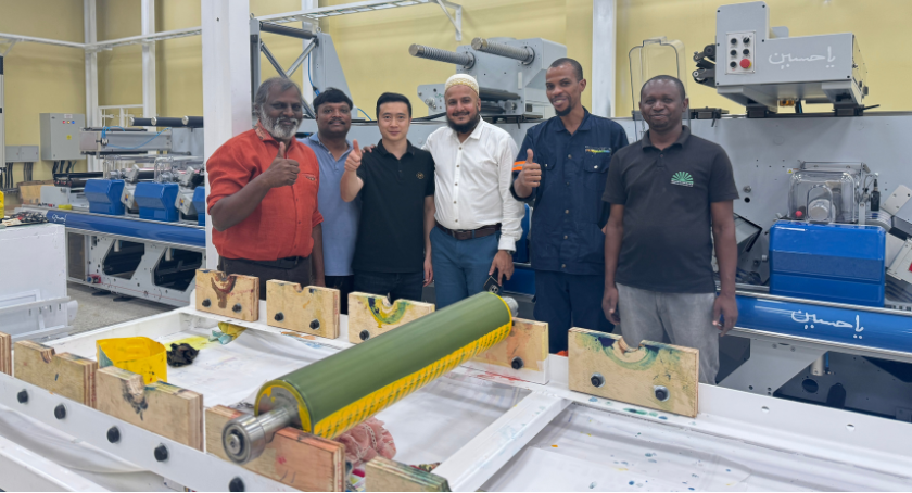 The team at Mangoe Labels & Flexible Packaging has welcomed new flexo capabilities from Weigang.